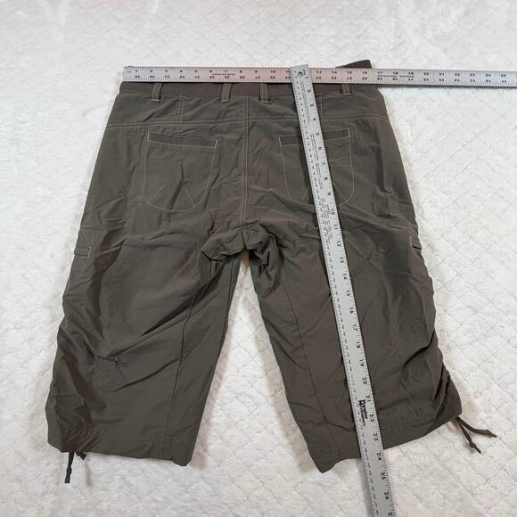 Kuhl Women’s Durango Knicker Shorts Capri Gray Nylon Stretch Hiking 15" Sz 10 - Picture 5 of 5